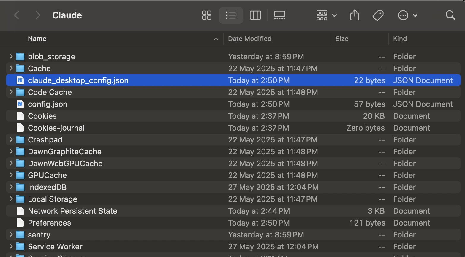 Click Edit config