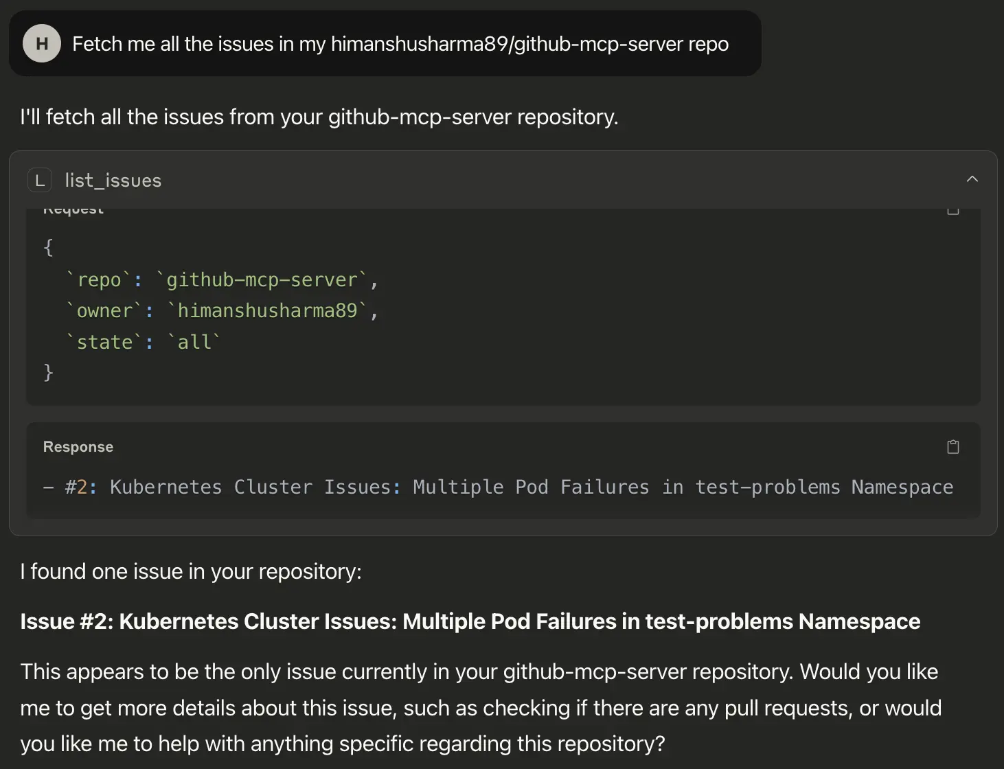 List issue tools
