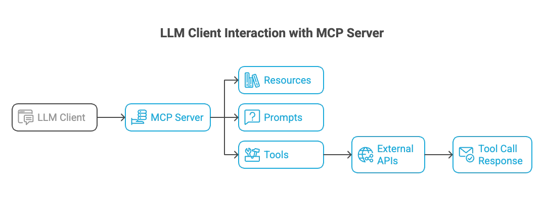 LLM client interaction