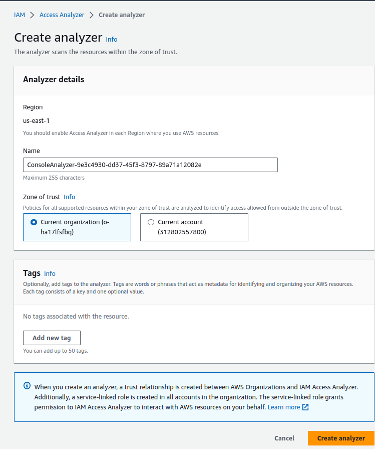 IAM Access Analyzer